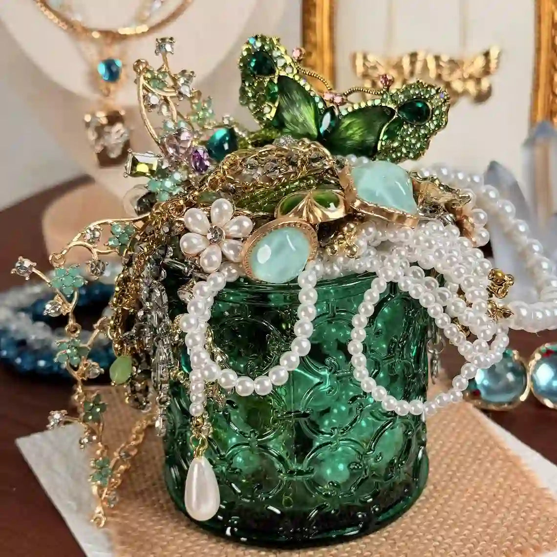 Luxe – 55+ Piece Ultimate Jewelry Surprise Jar curated jewelry surprise jar photo 4