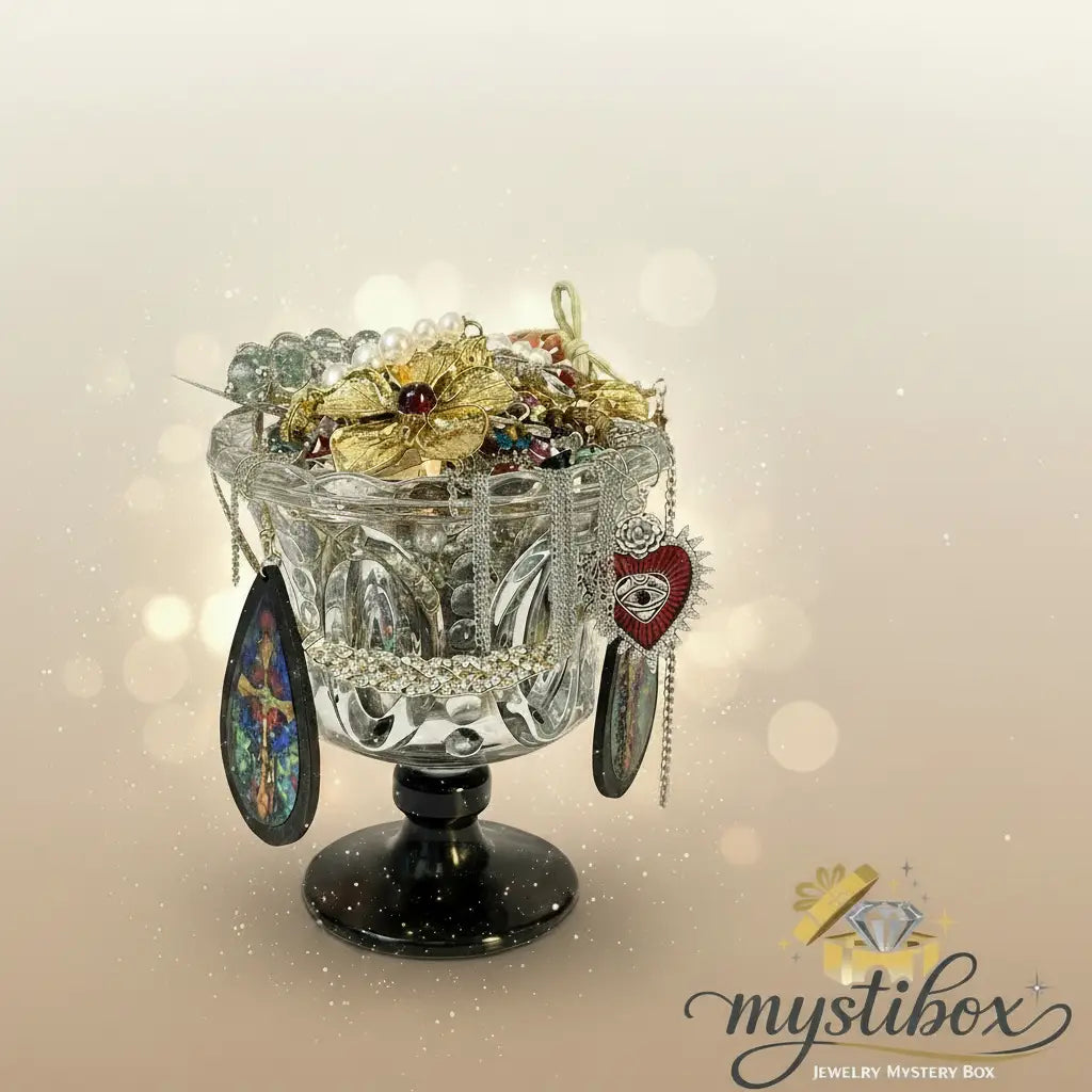 Sparkle – 15+ Piece Jewelry Surprise Jar curated jewelry surprise jar photo 3