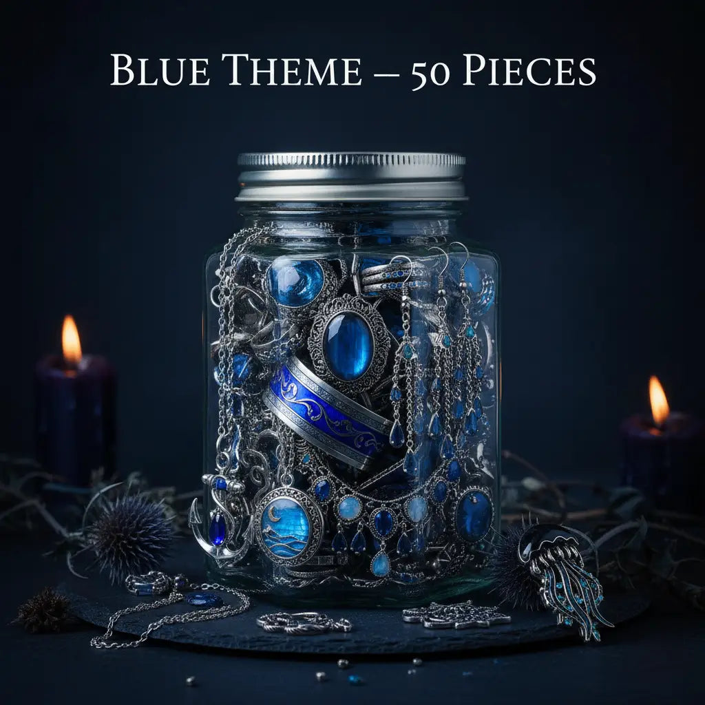 Dark Romance Color Edition – Gothic Jewelry Surprise Jar gothic jewelry gift set photo 11