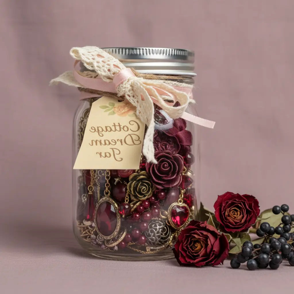 Cottage Dream Mystery Jewelry Jar – 25+ Whimsical Surprise Pieces | MystiBox