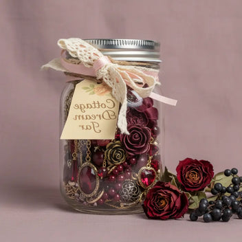Cottage Dream Mystery Jewelry Jar – 25+ Whimsical Surprise Pieces | MystiBox