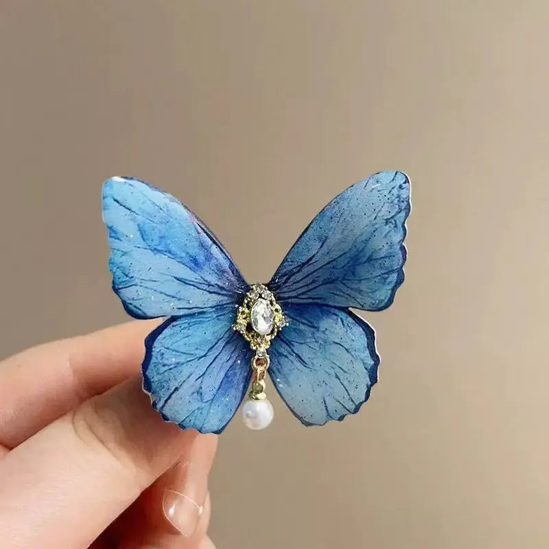 Butterfly Hair Clip – Pearl & Crystal Detail from MystiBox photo 6