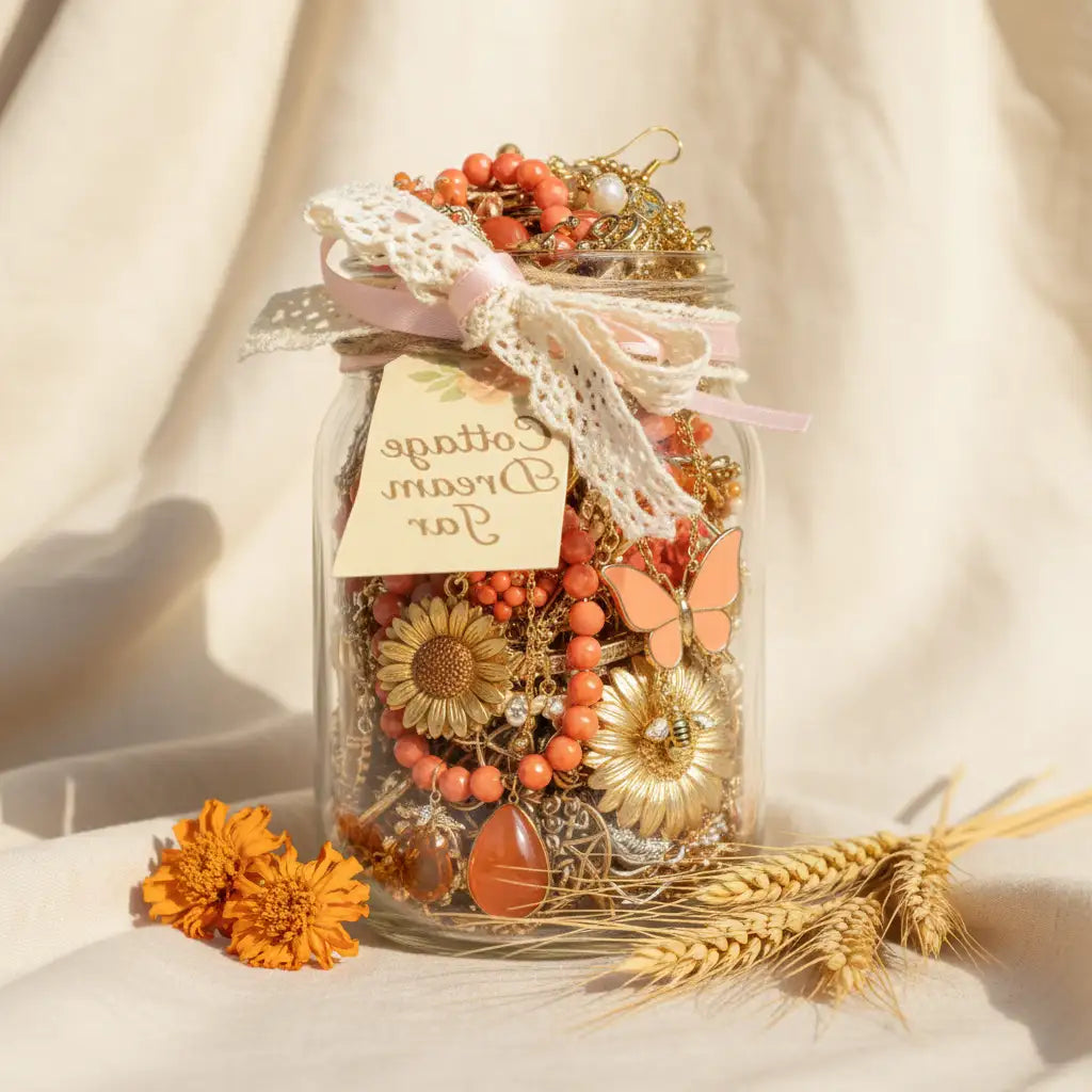 Cottage Dream Mystery Jewelry Jar – 25+ Whimsical Surprise Pieces | MystiBox