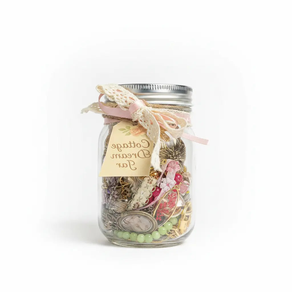 Cottage Dream Mystery Jewelry Jar – 25+ Whimsical Surprise Pieces | MystiBox