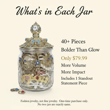 Dazzle – 40+ Piece Statement Jewelry Surprise Jar curated jewelry surprise jar photo 2