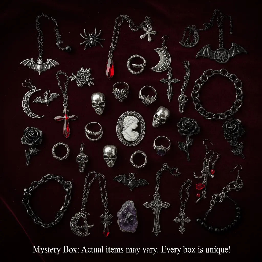 Vampire Chalice – 30-Piece Gothic Jewelry Gift Set gothic jewelry gift set photo 4
