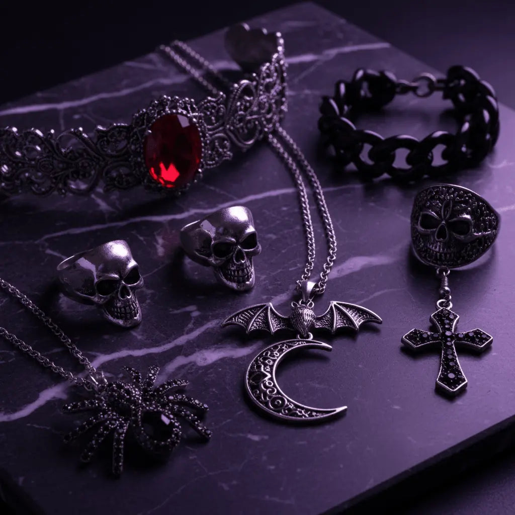 Vampire Chalice – 30-Piece Gothic Jewelry Gift Set gothic jewelry gift set photo 2