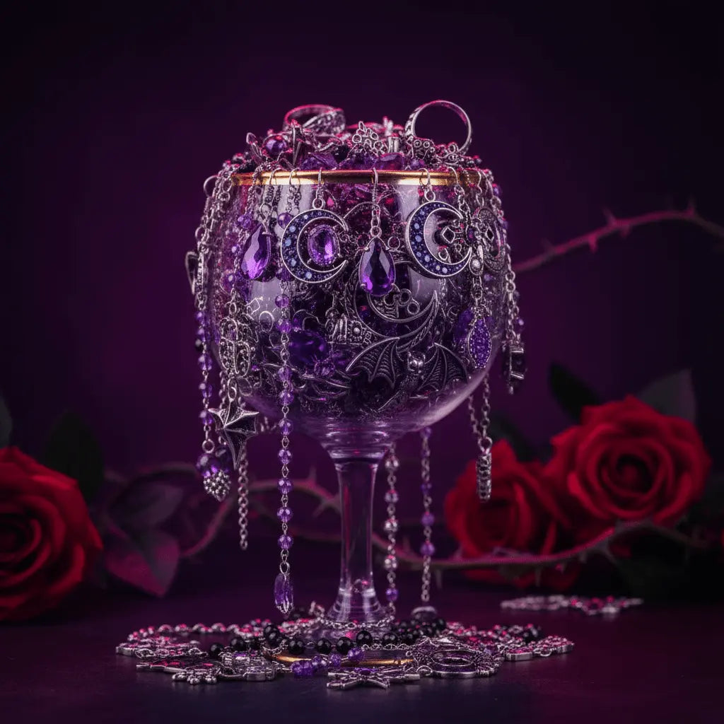 Vampire Chalice – 30-Piece Gothic Jewelry Gift Set gothic jewelry gift set photo 3