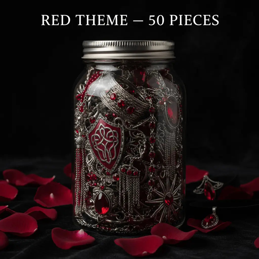 Dark Romance Color Edition – Gothic Jewelry Surprise Jar gothic jewelry gift set photo 6