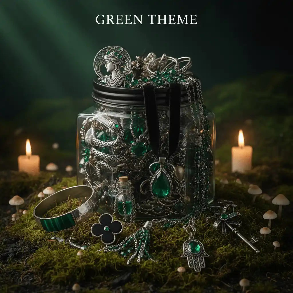 Dark Romance Color Edition – Gothic Jewelry Surprise Jar gothic jewelry gift set photo 7