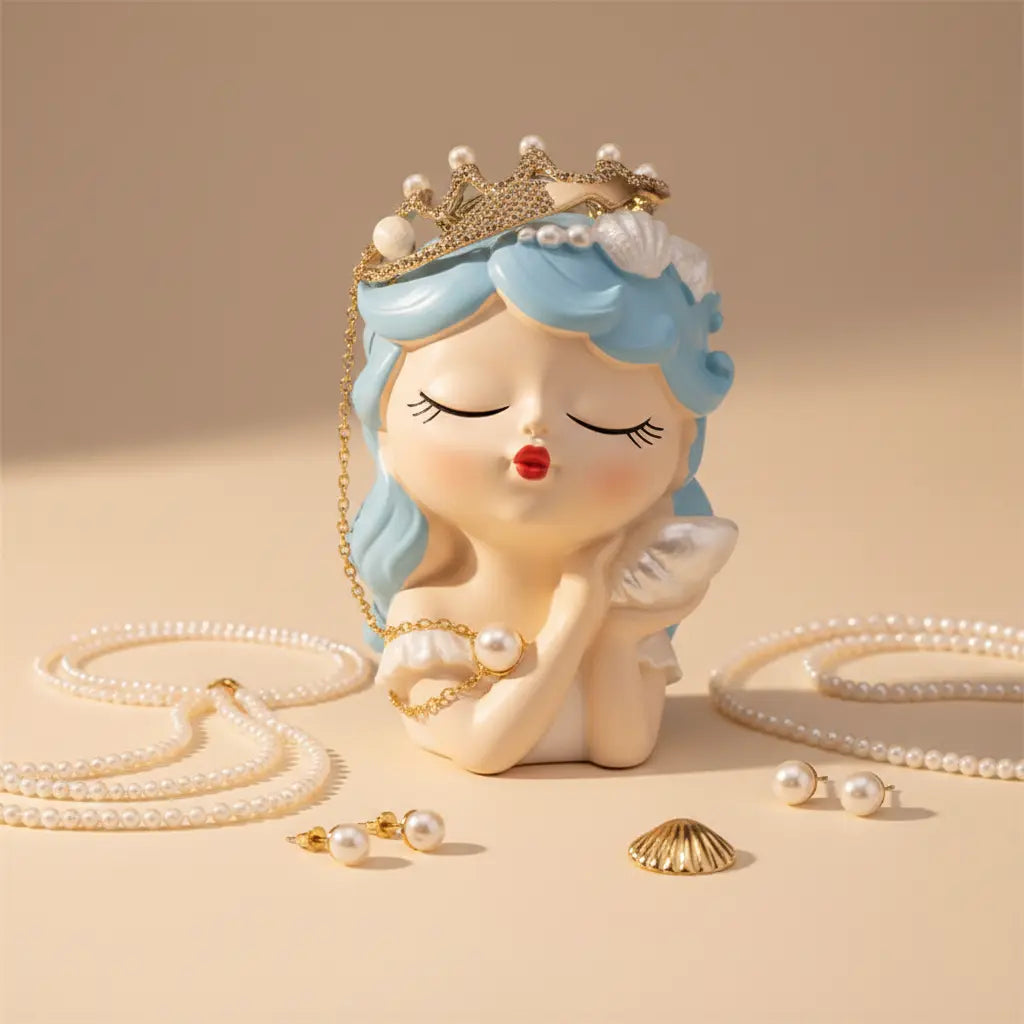 Ocean Pearl Mystery Jewelry Jar – 25+ Shell & Aqua Gem Surprise Pieces | MystiBox