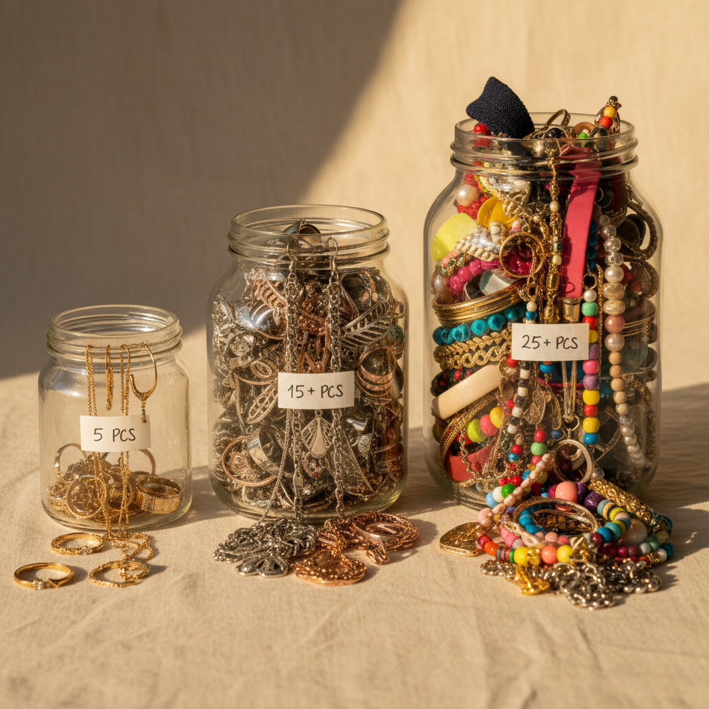 Haul Pack - Three mystery jewelry jars Mini Sparkle and Glow bundle