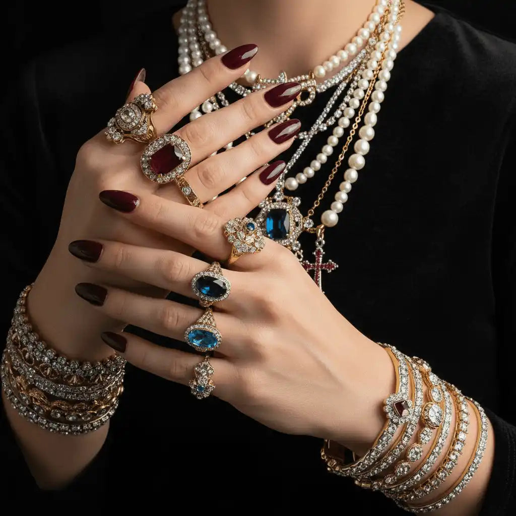 Luxe – 55+ Piece Ultimate Jewelry Surprise Jar curated jewelry surprise jar photo 8