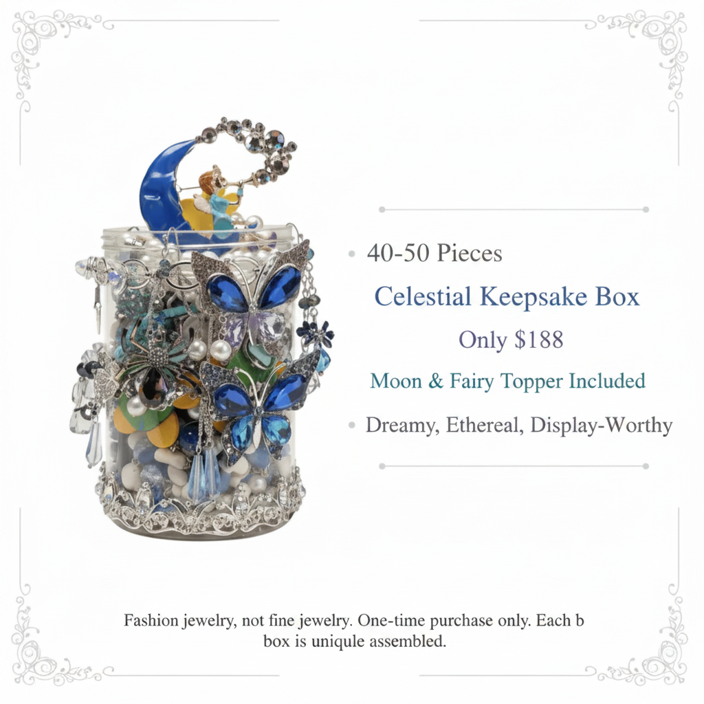 MystiBox Moonlit Butterfly – Celestial Keepsake Jewelry Box
