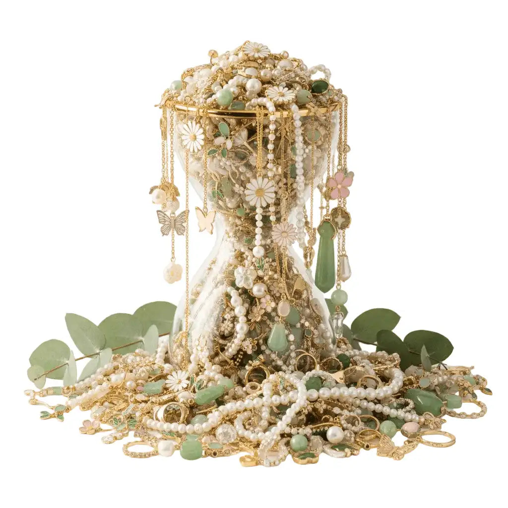Spring Edition – 28+ Piece Jewelry Surprise Jar curated jewelry surprise jar photo 1