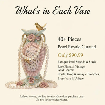 Pearl Royale Mystery Jewelry Vase – 40+ Vintage & Pearl Surprise Pieces | MystiBox