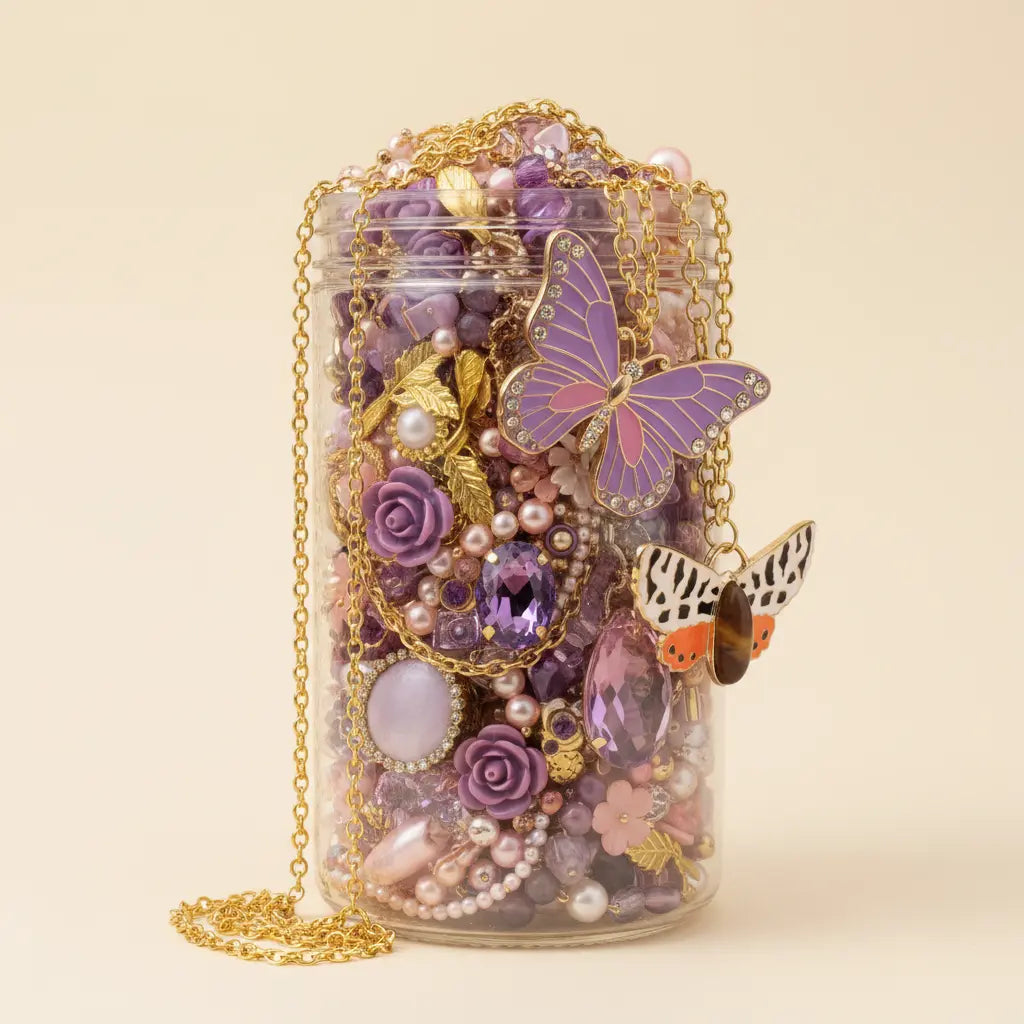 Butterfly & Bloom Mystery Jewelry Jar – 40+ Surprise Pieces | MystiBox