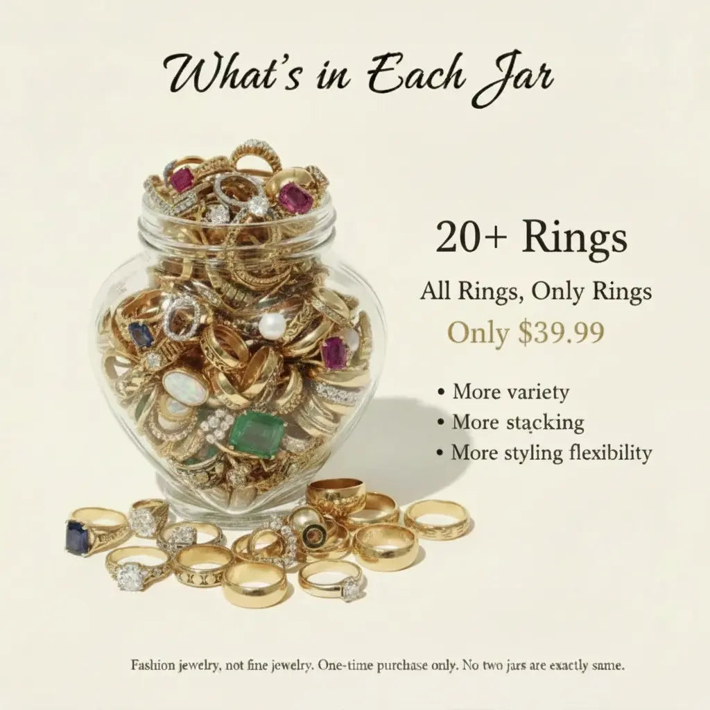Rings – 20+ Piece Mystery Ring Surprise Jar mystery ring surprise jar photo 1