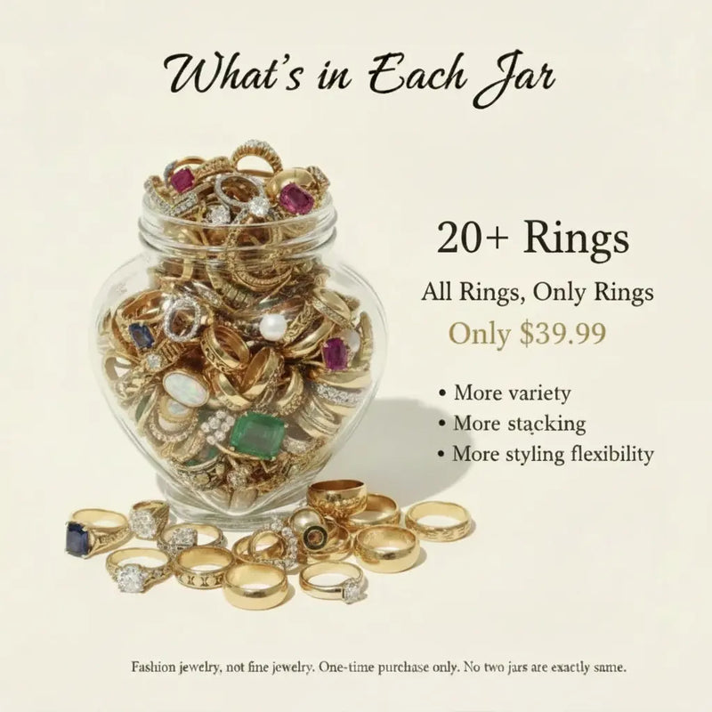 Rings – 20+ Piece Mystery Ring Surprise Jar mystery ring surprise jar photo 1